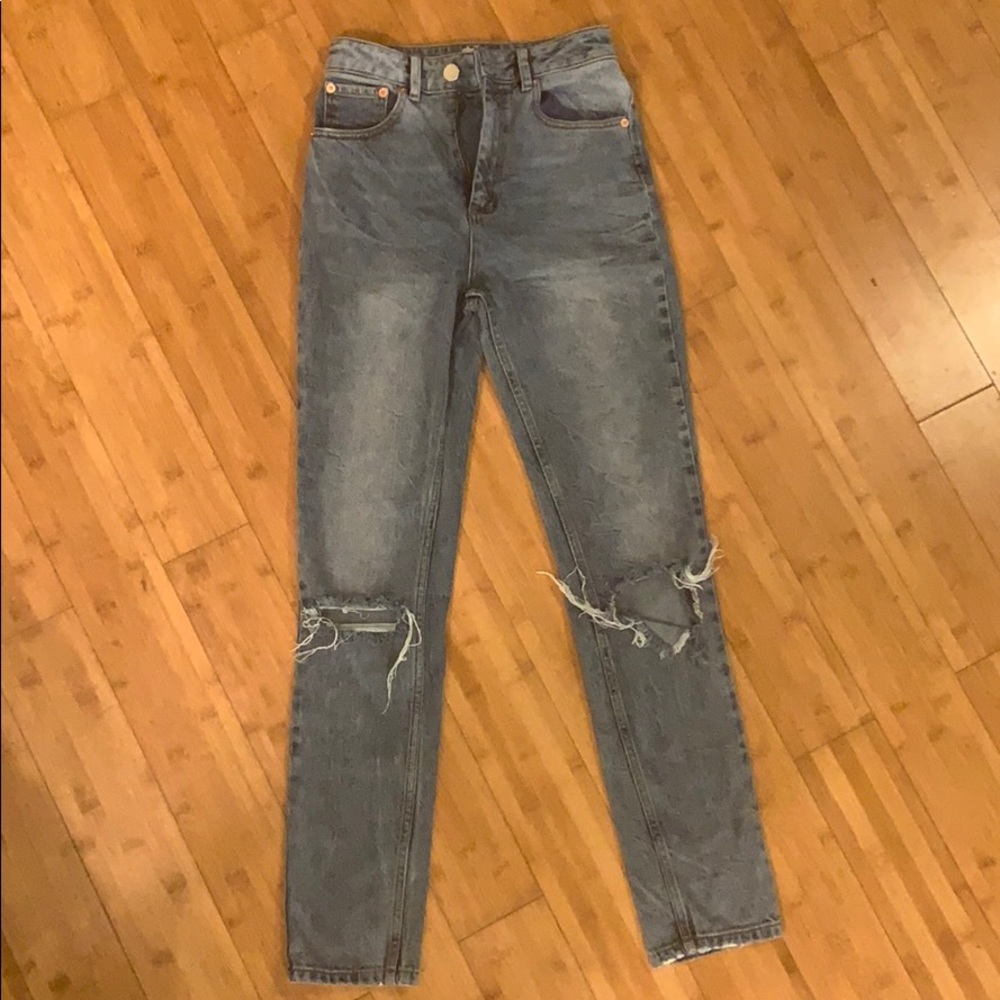 ASOS high waisted mom jeans